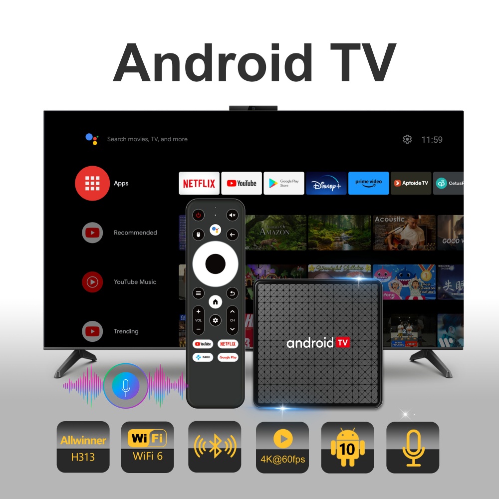 ТВ-приставка Wudung X5 Android – обзор и цена Netflix Home Cinema