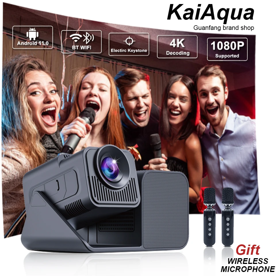 KaiAqua KTV Караоке-проектор H – обзор и цена Home Cinema Karaoke Projector