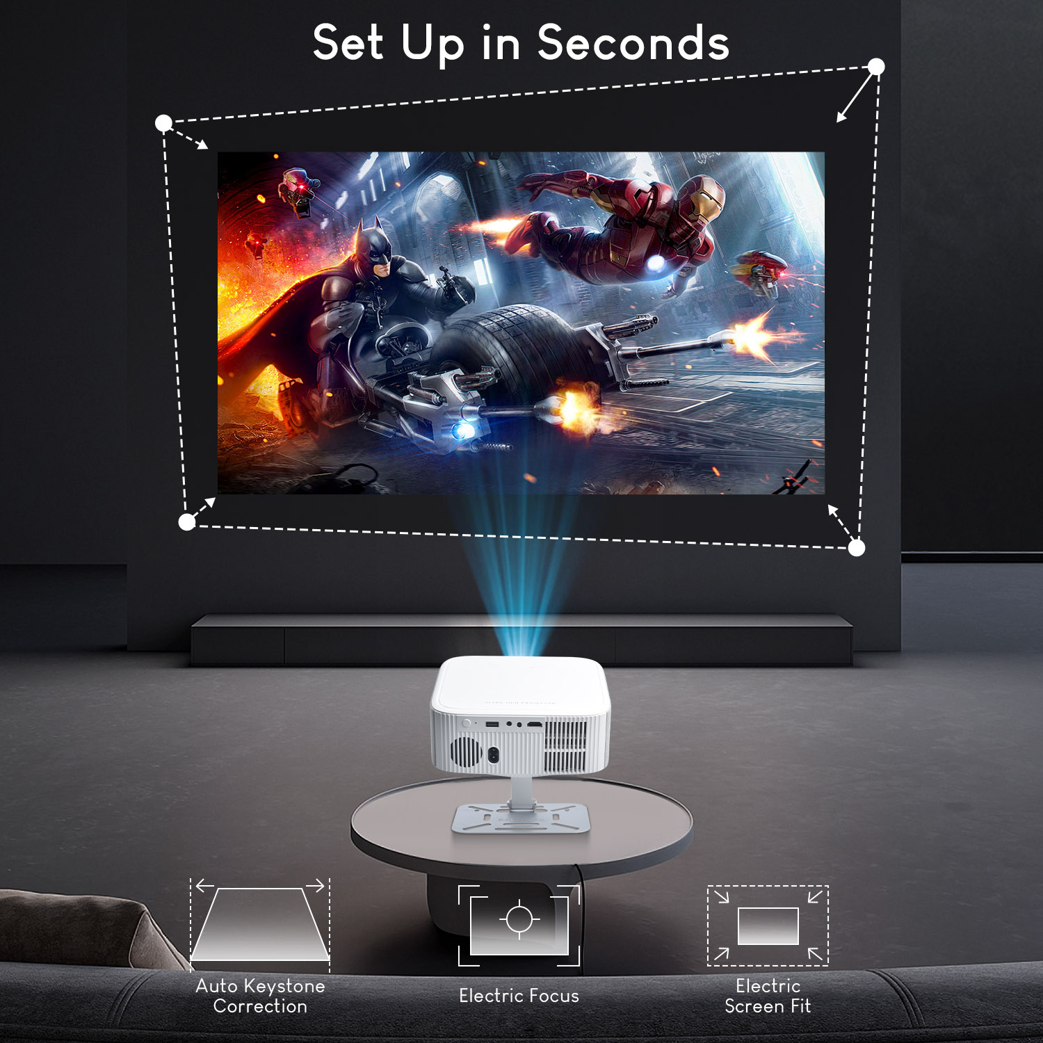 Проектор Salange Netflix P92MA – обзор и цена Netflix Home Cinema