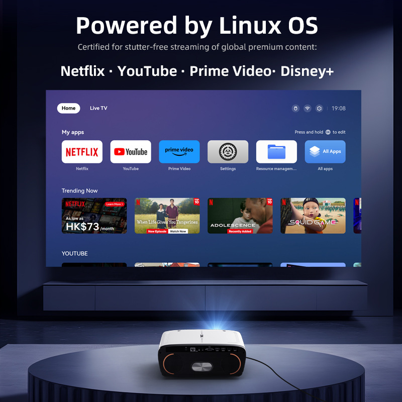 Портативный проектор Native 10 – обзор и цена Netflix Home Cinema