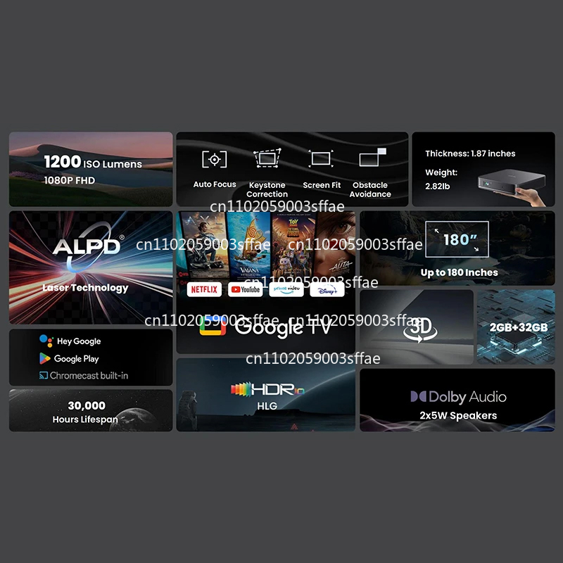 Портативный мини-проектор Dang – обзор и цена Netflix Home Cinema