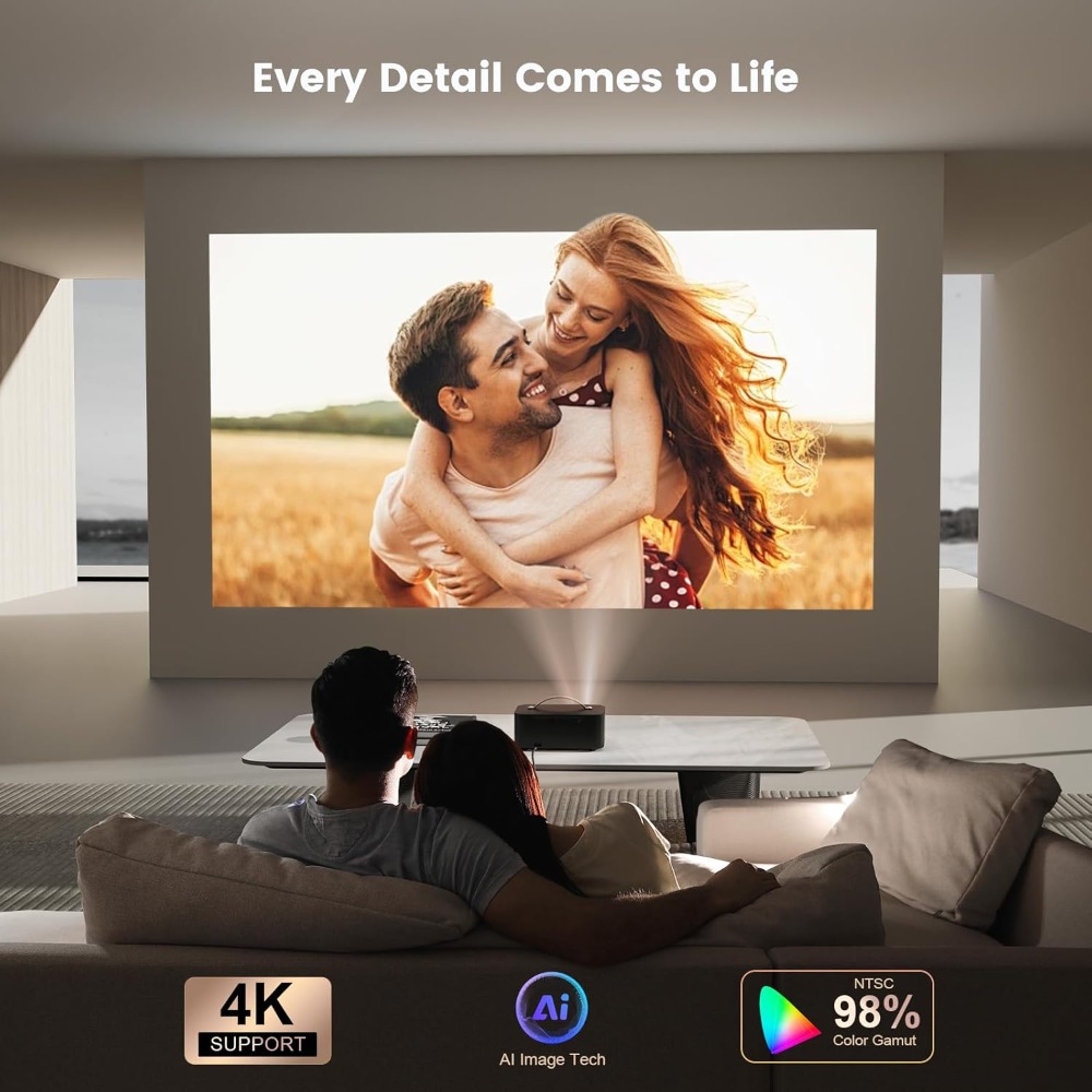 4K Smart-проектор с Wi-Fi, Blu – обзор и цена Netflix Home Cinema