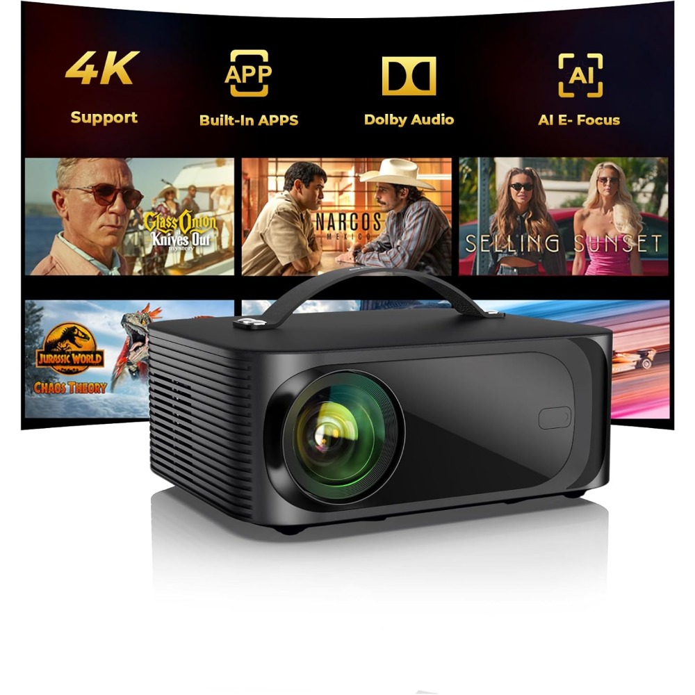 4K Smart-проектор с Wi-Fi, Blu – обзор и цена Netflix Home Cinema